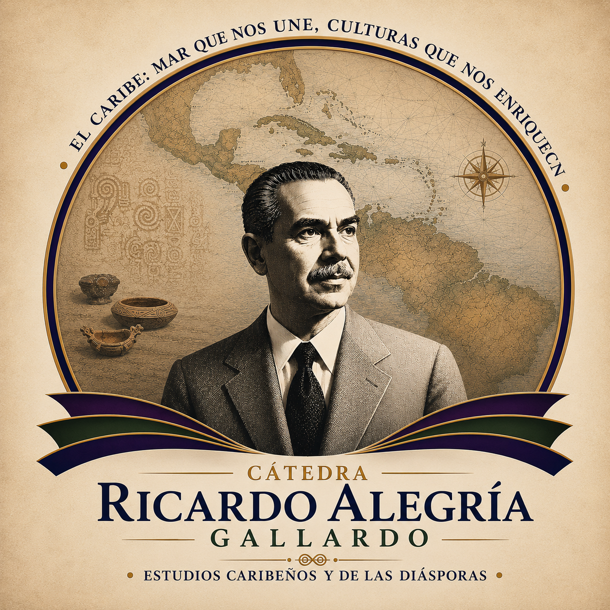 Logo de la Cátedra Ricardo Alegría.